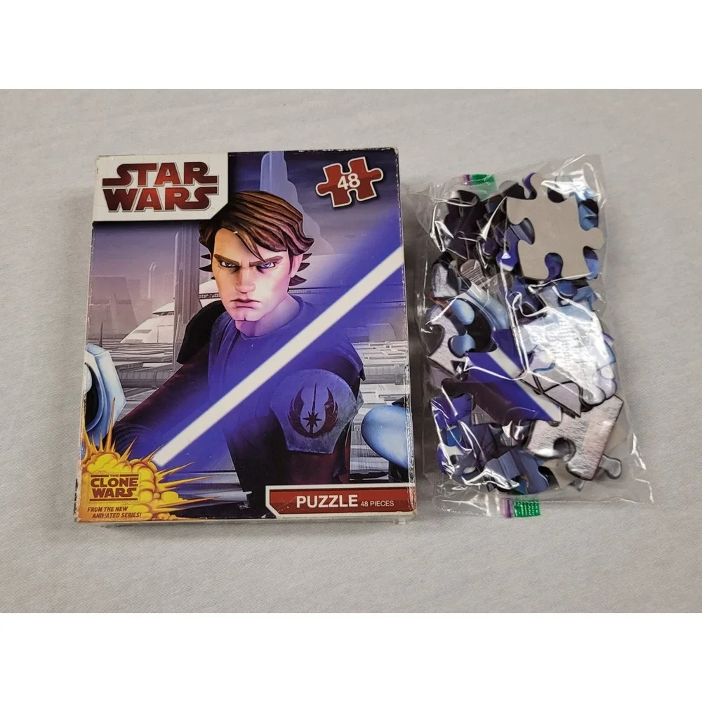 Star Wars Clone Wars Anakin Skywalker 48-piece Jigsaw Puzzle (Missing 1 Piece)